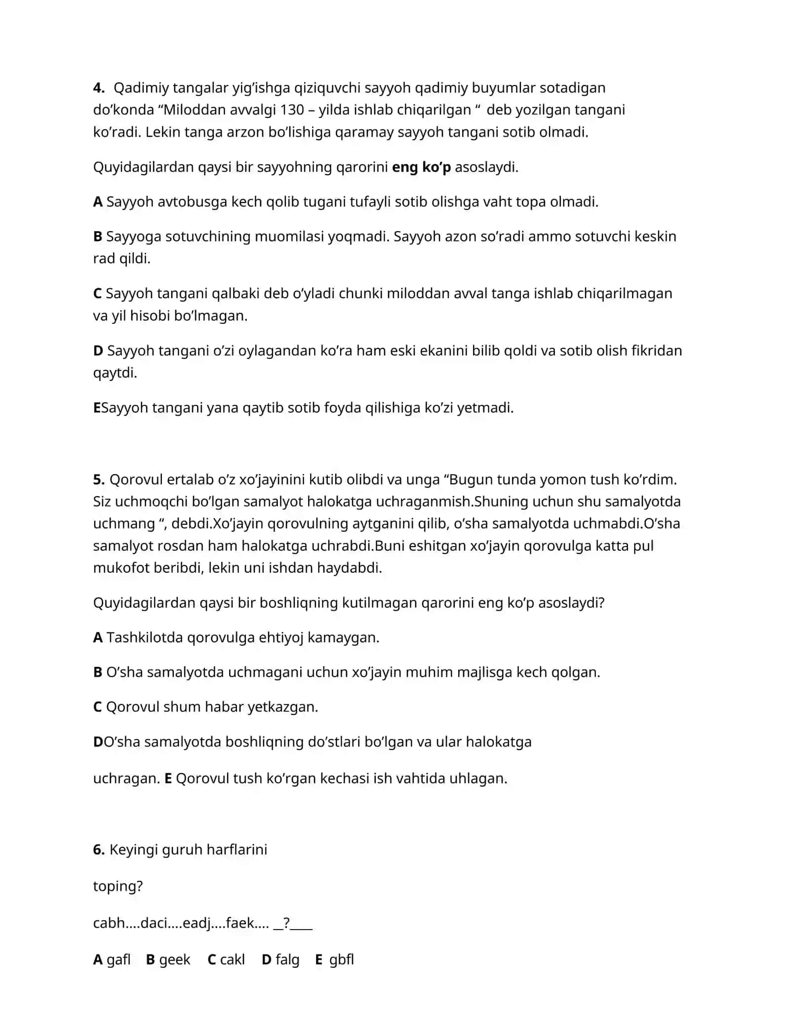 Blok test matematika 3