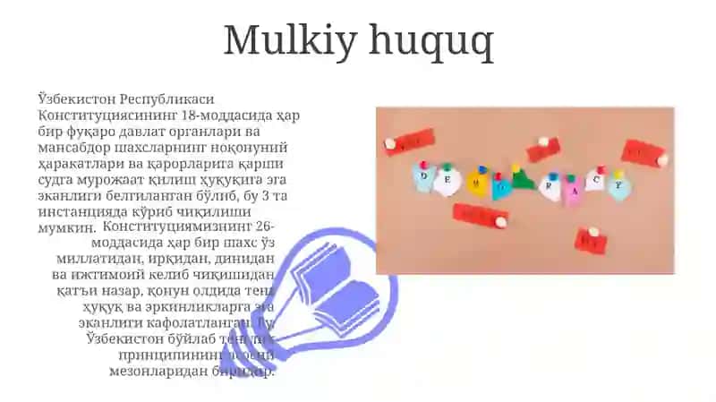 Konstitutsiyaga muhim kafolatlar 3