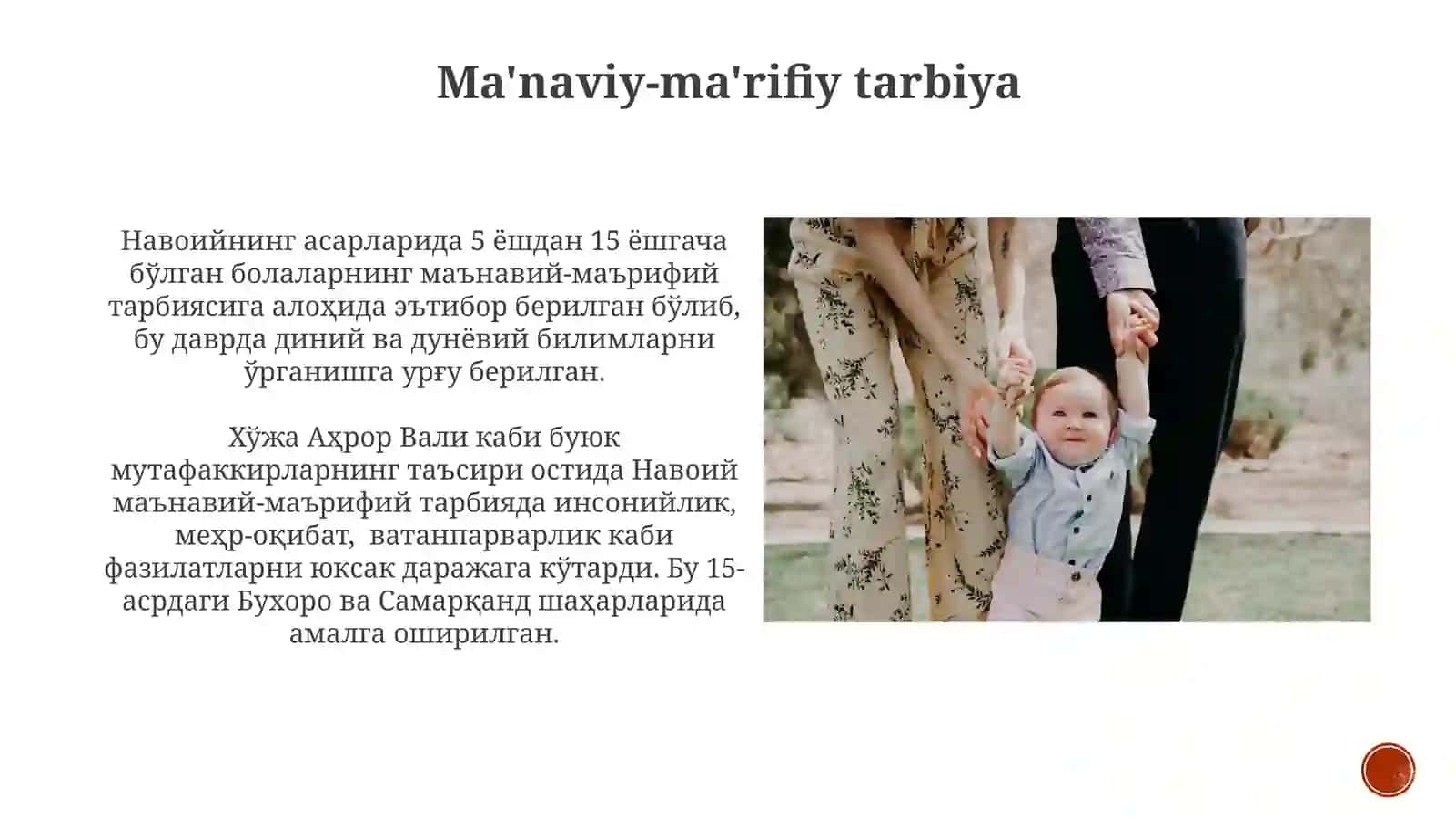 Alisher Navoiy asarlarida bolani tarbiyasi 3