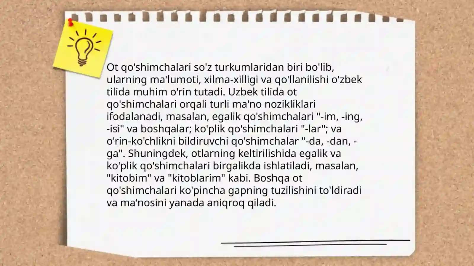 Urg'u olmaydigan qo'shimchalar 3