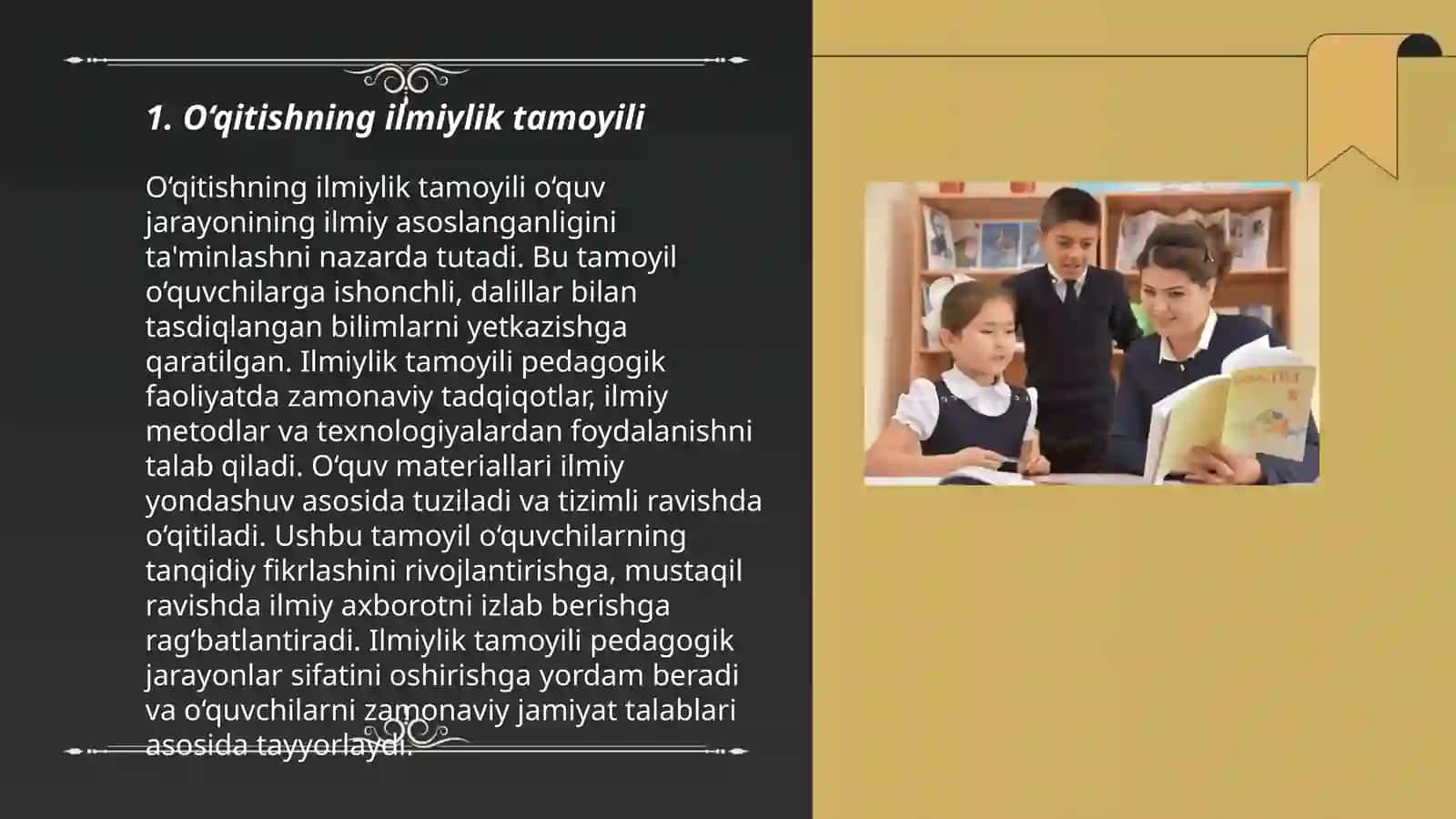 O'zbek (ona) tili o'qitishning umumdidaktik tamoyillari 3