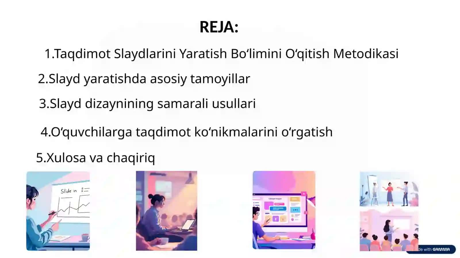 Taqdimot Slaydlarini Yaratish Bo‘limini O‘qitish Metodikasi 3