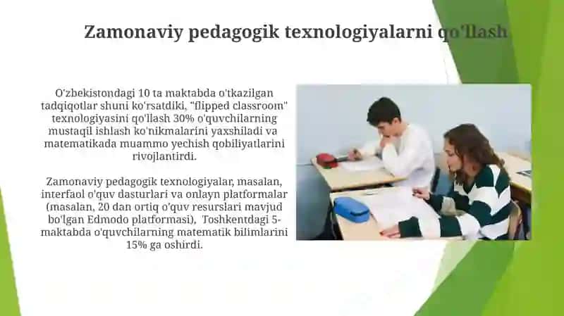 Zamonaviy pedagogik texnologiyalarni qo'llash 3