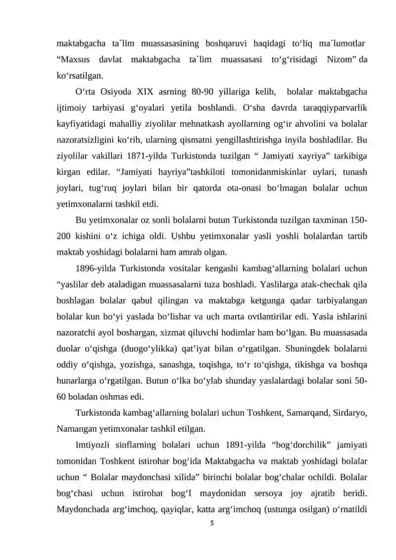 Maktabgacha ta`limning maqsadi 3