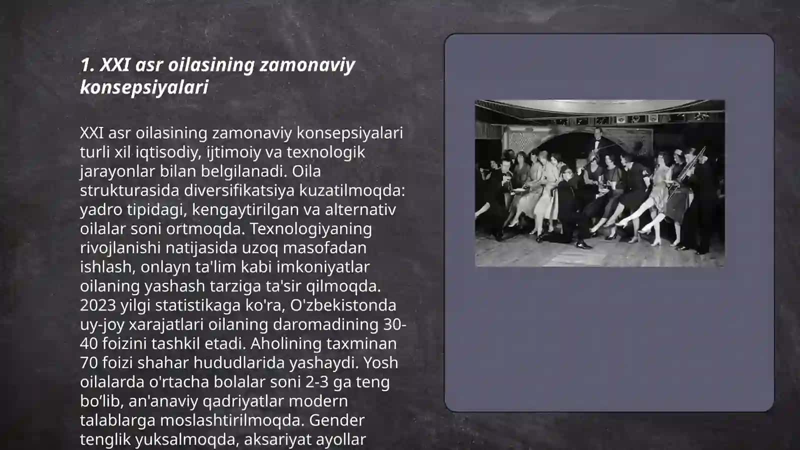XXI asr oilasi konseptsiyasning asosiy mazmuni 3