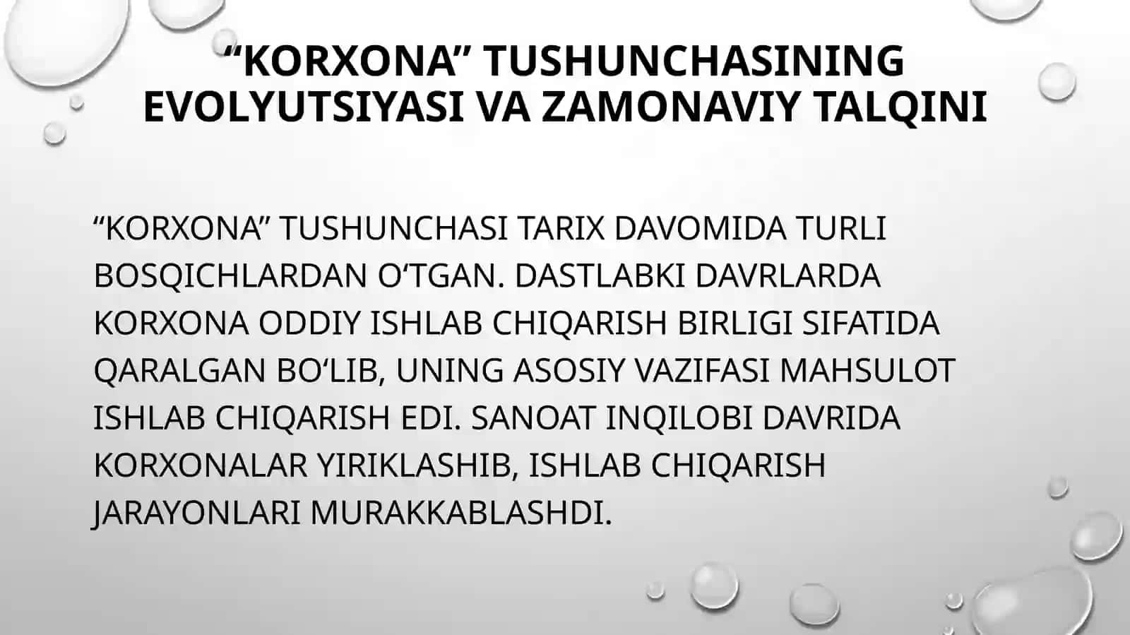 Korxona nazariyasining predmeti va ob’ekti 3