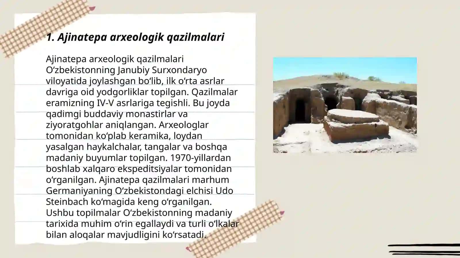 Ajinatepa arxeologik qazilmalari 3