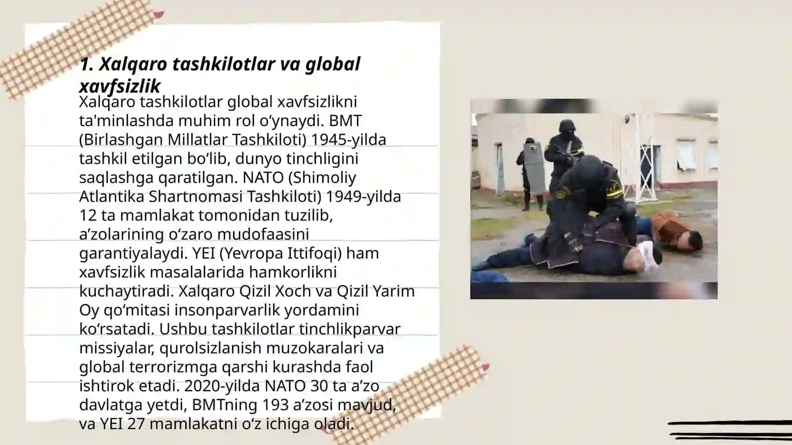 Xalqaro tashkilotlarning terrorizmga qarshi kurashining ahamiyati 3