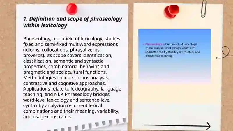 Phraseology as a branch of Lexicology 3