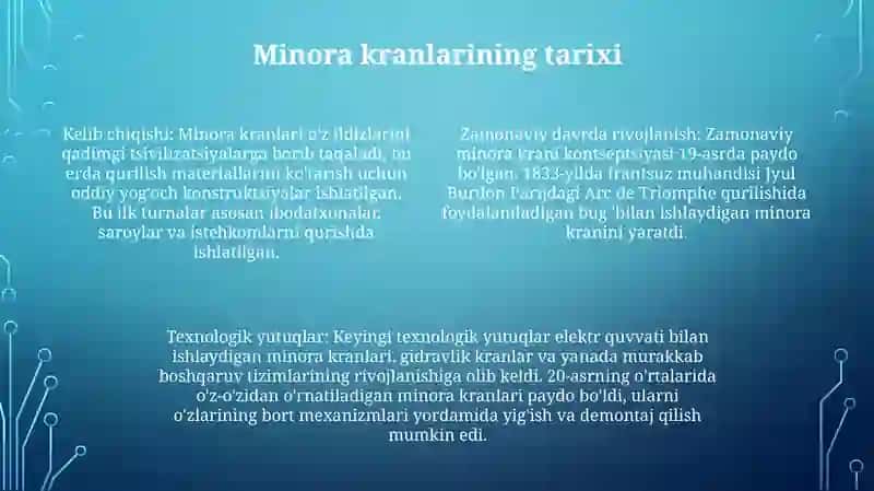 Minorali Kranlar 3