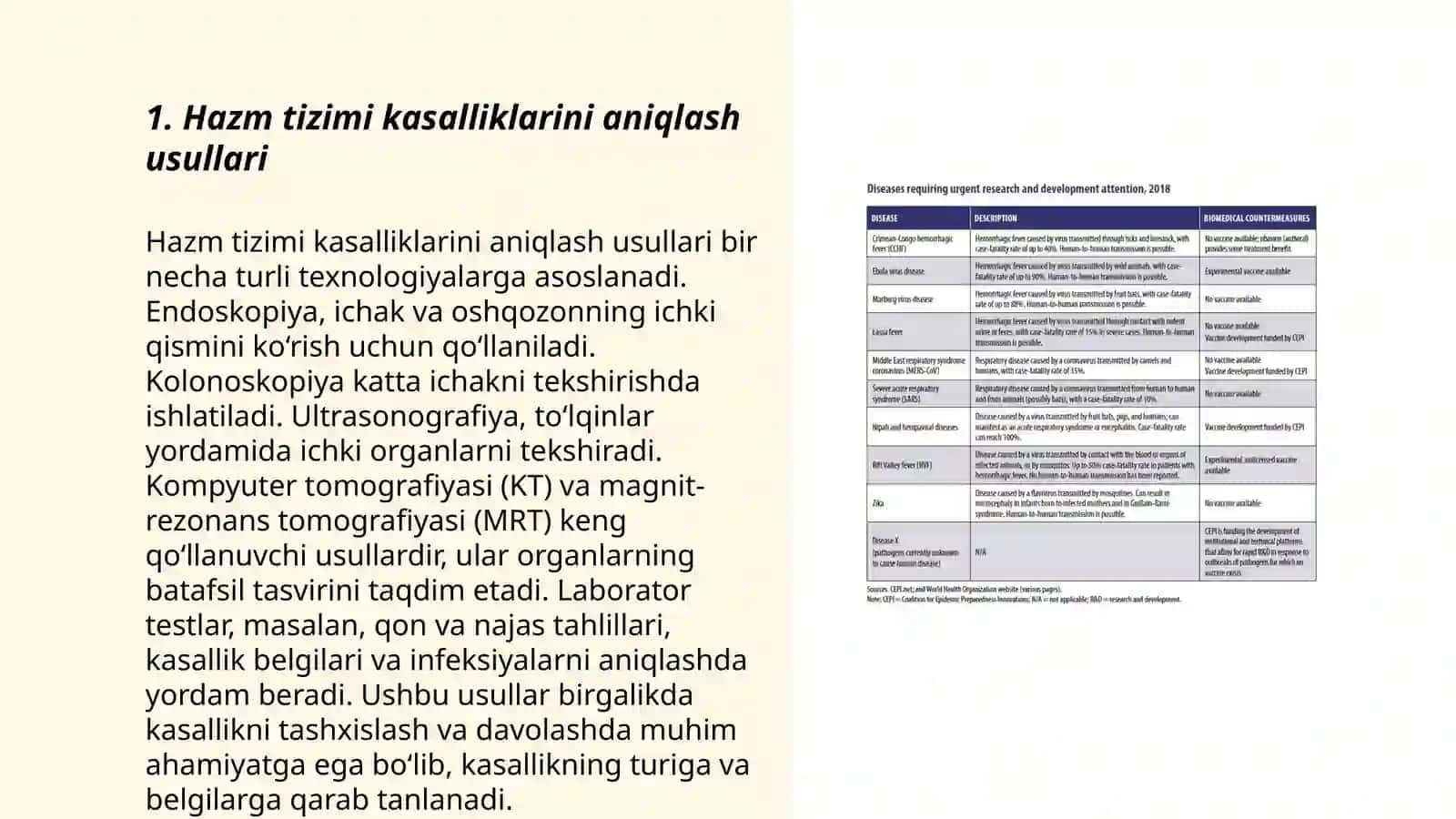 Hazm tizimi kasalliklari bilan kasallangan bemorlarni parvarish qilish 3