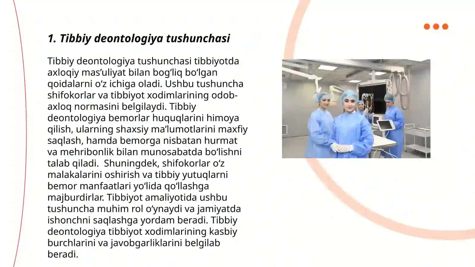 Tibbiy deontologiya tamoyillari 3