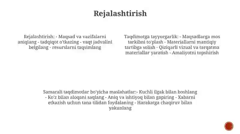 Taqdimot Tayyorlash 3
