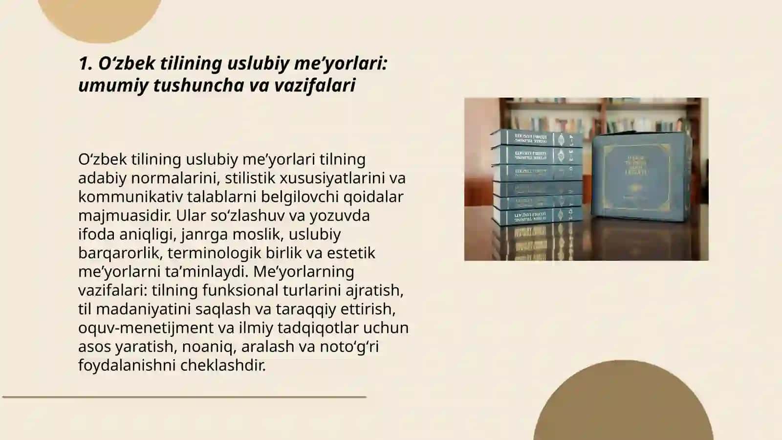 Oʻzbek tilining uslubiy meʼyorlari 3