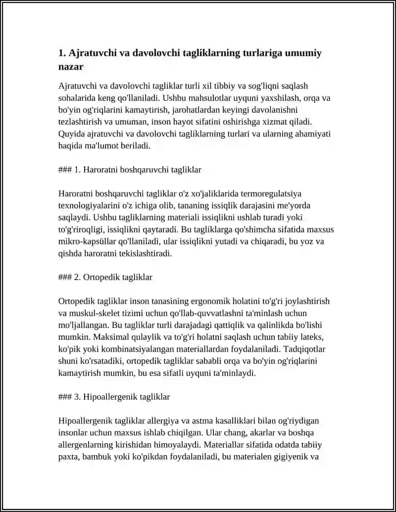 AJRATUVCHI VA DAVOLOVCHI TAGLIKLAR 3