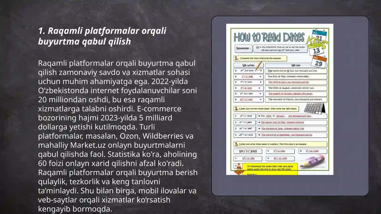 Texnologiyalar yordamida buyurtma berish jarayonini takomillashtirish rejasi 3