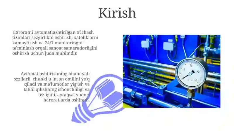 Haroratni oʻlchashni avtomatlashtirish: usullar va uskunalar 3