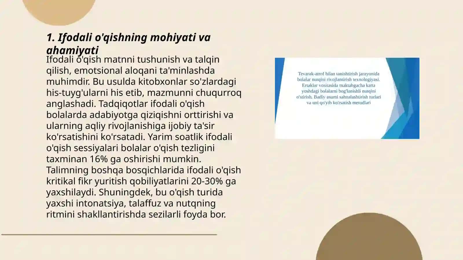 Badiiy asarni ifodali oʻqitish usul va metodlari 3