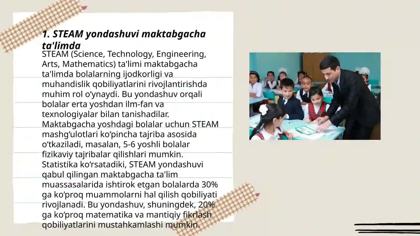 Maktabgacha taʼlimda metodika fanlarini oʻqitish texnologiyasiga zamonaviy yondashuvlar 3