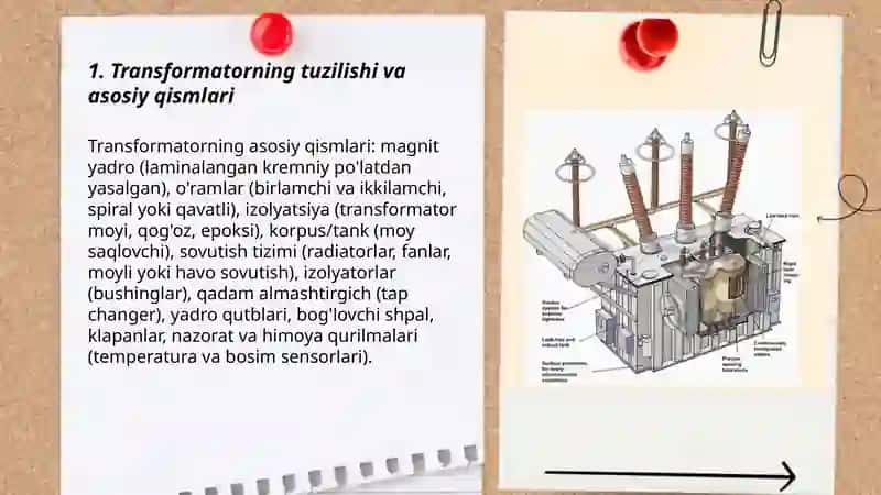 Transformatorlar va ularni ishlash prinsplari 3