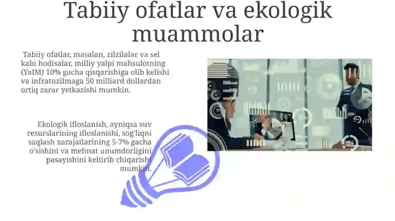 Tabiiy ofatlar va ekologik muammolar 3