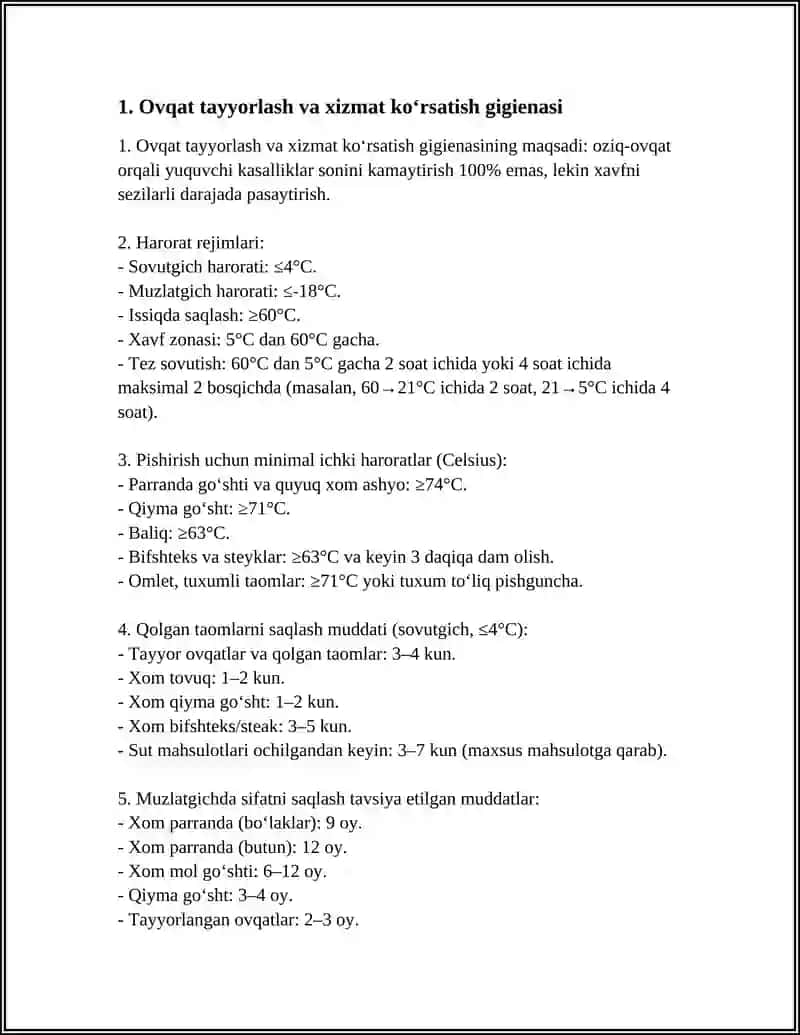 OVQATLANISHDA GIGENIK BAXOLASH 3