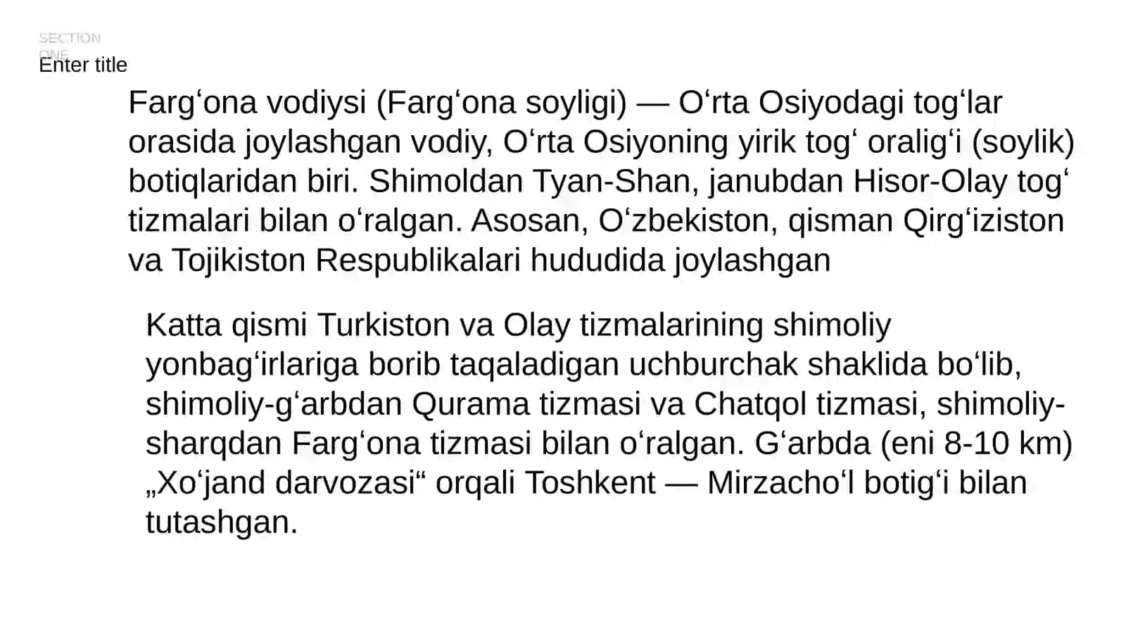 Fargʻona vodiysi va iqtisodiy bilim asoslari yo'nalishi 3