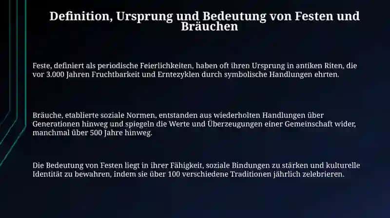 Feste und Bräuche 3