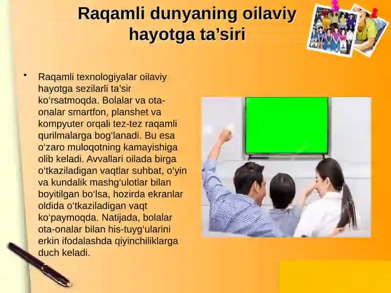 Raqamli dunyoda oiladagi munosabatlardagi tarbiya muammolari 3