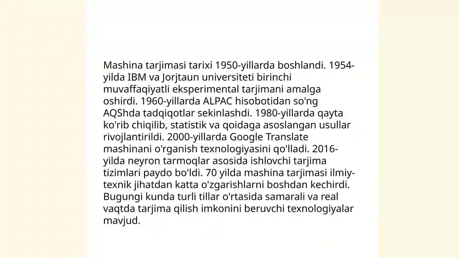 Mashina tarjimasi tizimlari 3