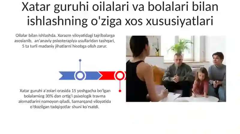 Xatar guruhi oilalari va bolalari bilan tibbiy – psixologik ishlar 3