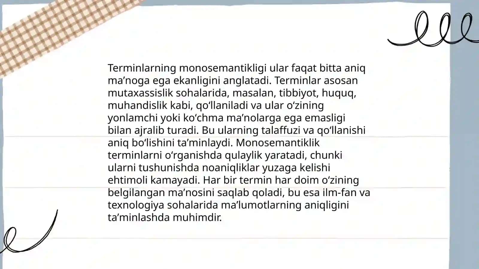 Terminlarning monosemantik xarakteri 3