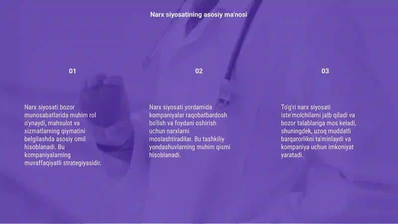 Narx siyosati 3