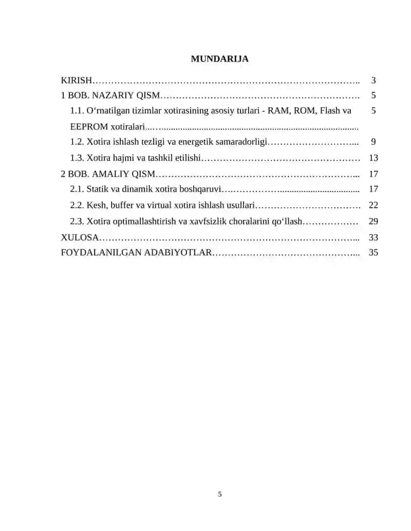 O‘RNATILGAN TIZIMLARDA XOTIRANI TASHKIL ETISH USULLARI 3