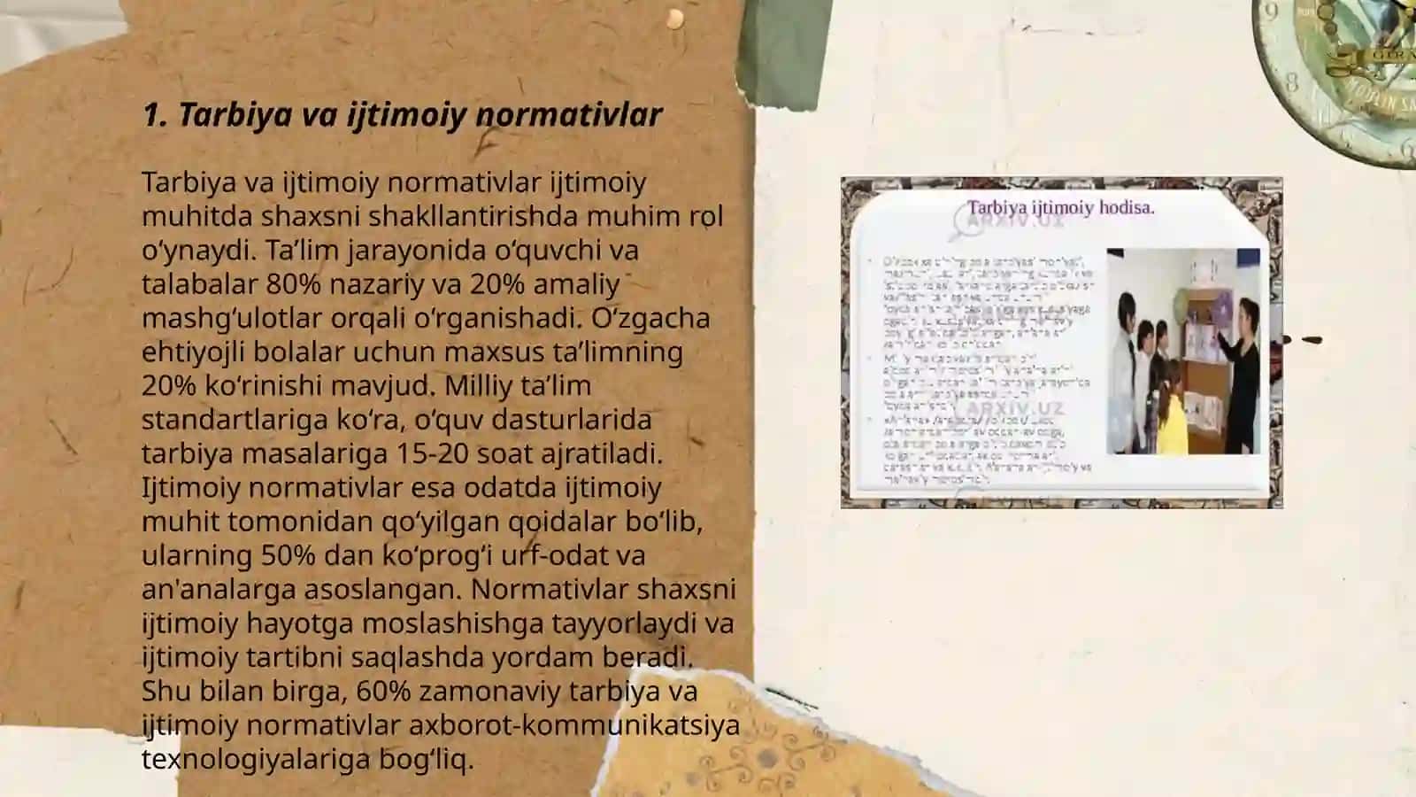 Tarbiya va ijtimoiy tarbiya 3