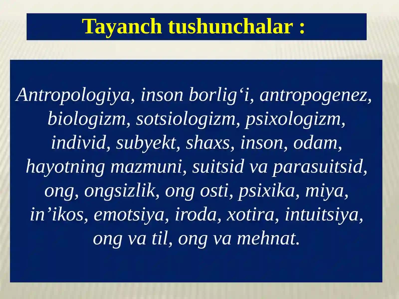 Insonning kelib chiqishi haqida diniy va ilmiy yondashuvlar 3