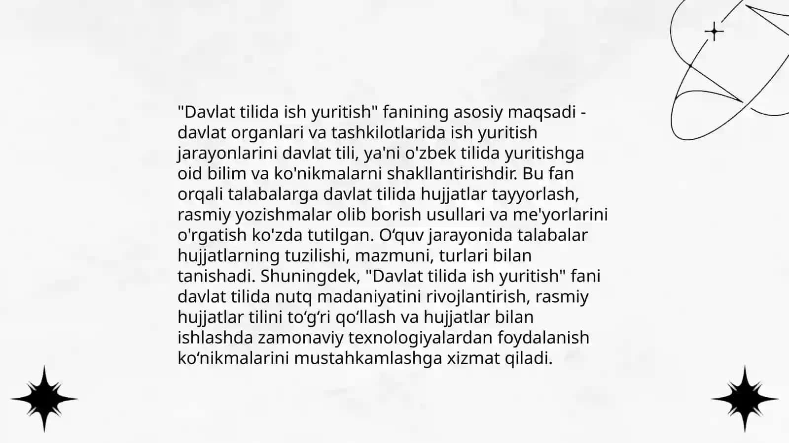 Davlat Tilida ish yuritish 3