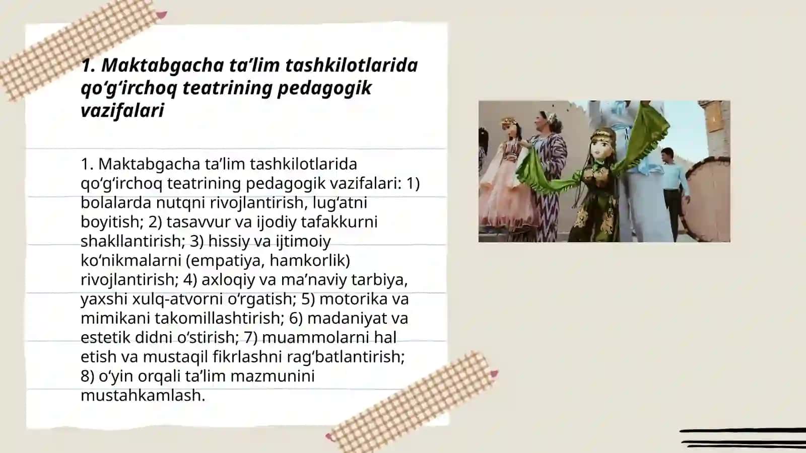 Maktabgacha ta’lim tashkilotlarida qo‘g‘irchoq teatrini tashkil etish va qo‘g‘irchoq yasash usullari 3
