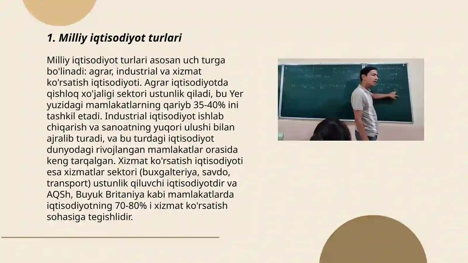 Milliy iqtisodiyotning nisbatlari va muvozanati 3