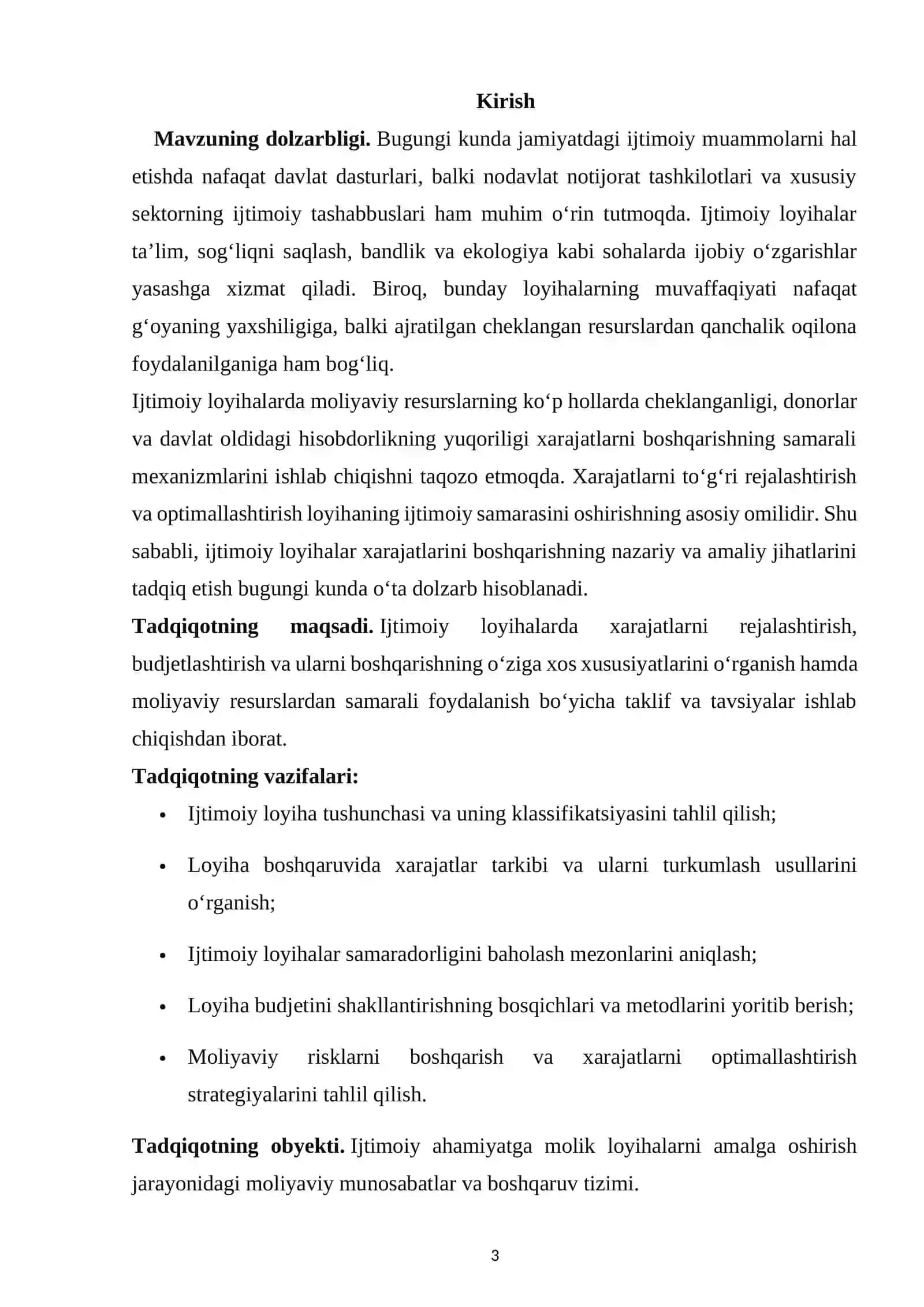 Ijtimoiy Loyihalar Xarajatlarining Boshqarishning Axamiyatli Jihatlari 3