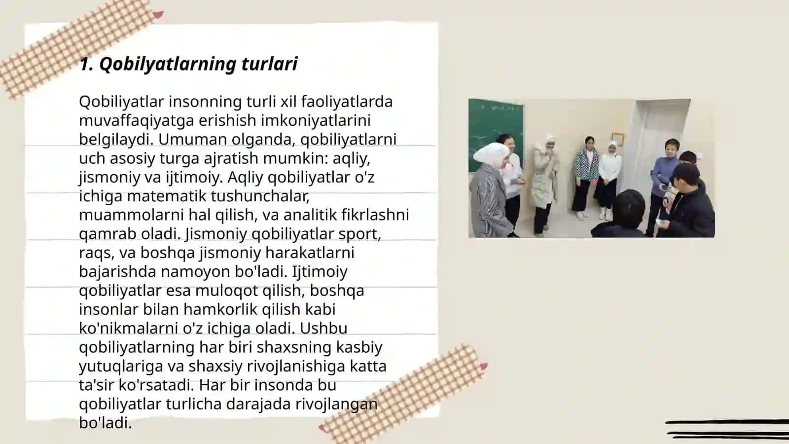 Qobilyat va shaxs faoliyatining assotsiatsiaviyligi 3