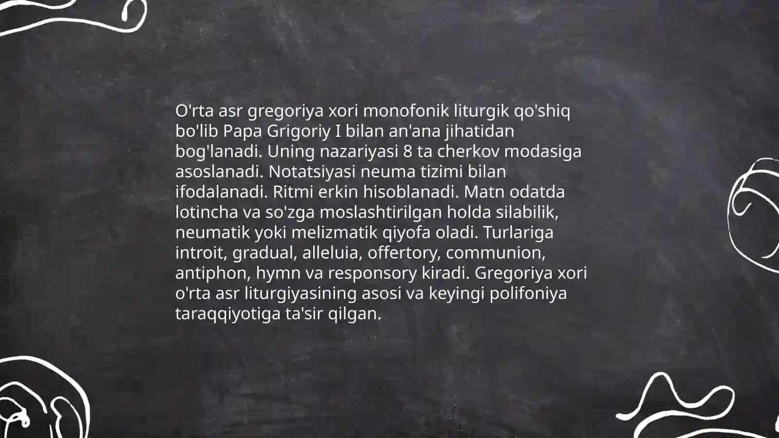 O'rta asrlar musiqa nazariyasi (jahon musiqa tarixi) 3