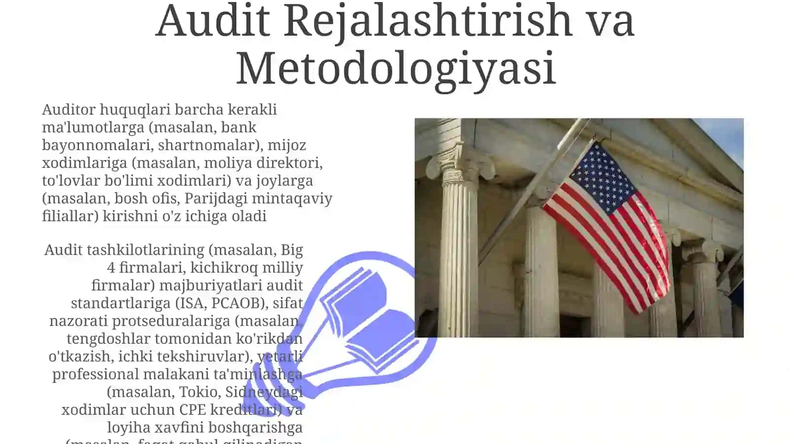 Audit Tashkilotlarining Huquqlari 3