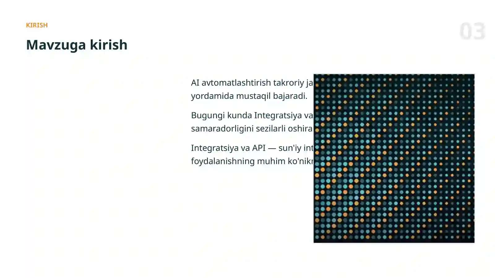 AI AVTOMATLASHTIRISH 3