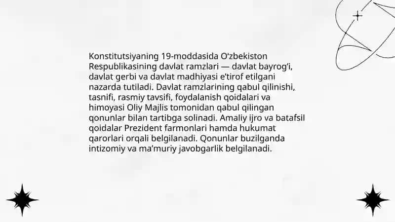 O'zbekiston Respublikasi davlat ramzlarining qabul qilinishi 3