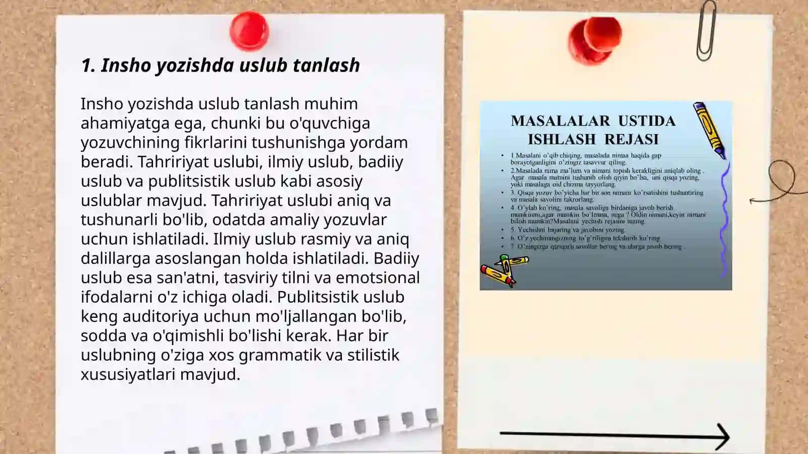 Essening oʻziga xos xususiyatlari va yozishdagi talablar 3