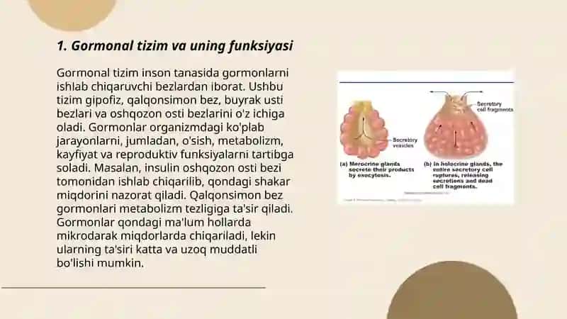 Ichki sekretsiya bezlari va ularning garmonlari 3