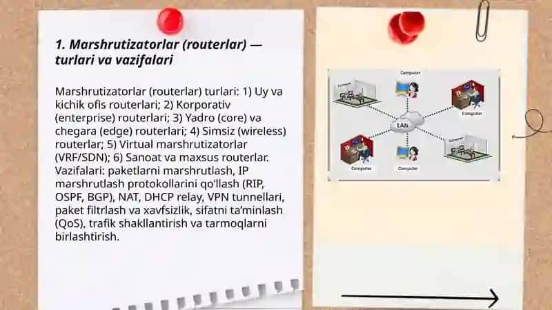 Kompuyuter tarmoqlari vositalari va ularning turlari 3