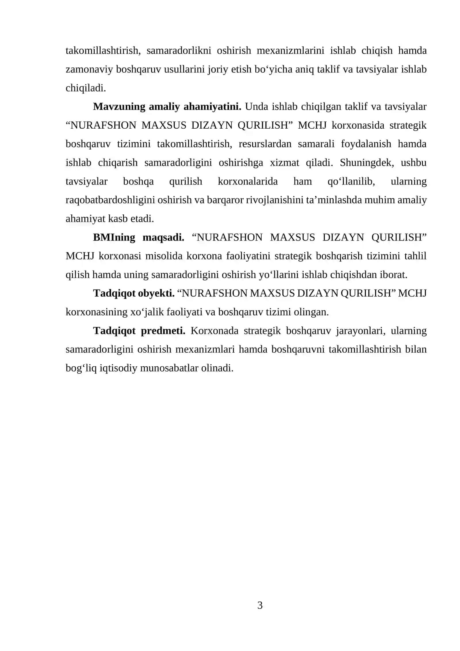 "NURAFSHON MAXSUS DIZAYN. QURILISH MCHJ" 3