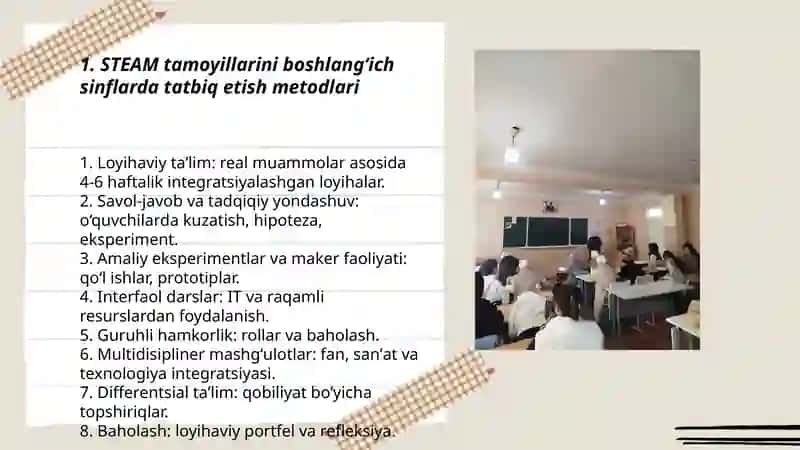 STEAM texnologiyasini boshlangʻich taʼlim jarayoniga tatbiq etish 3
